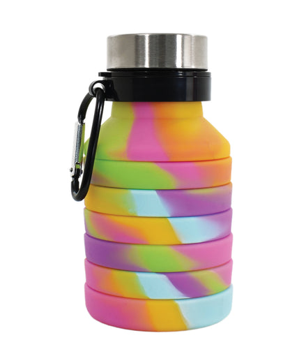 Tie Dye Collapsible Water Bottle