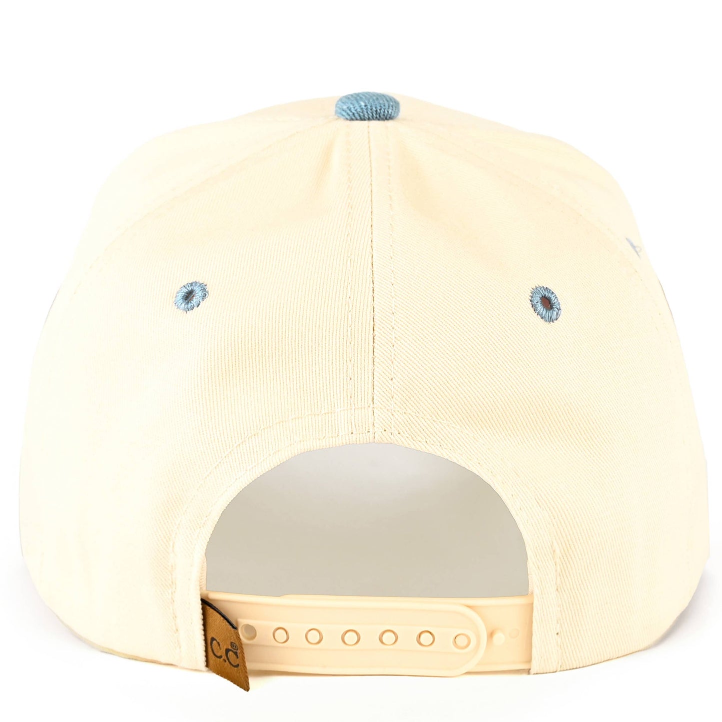 C.C RODEO Letter Embroidered Snapback Trucker Hat