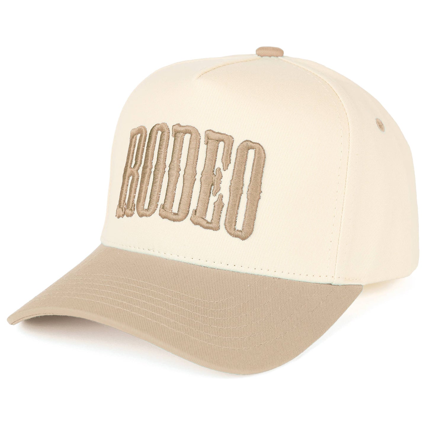 C.C RODEO Letter Embroidered Snapback Trucker Hat
