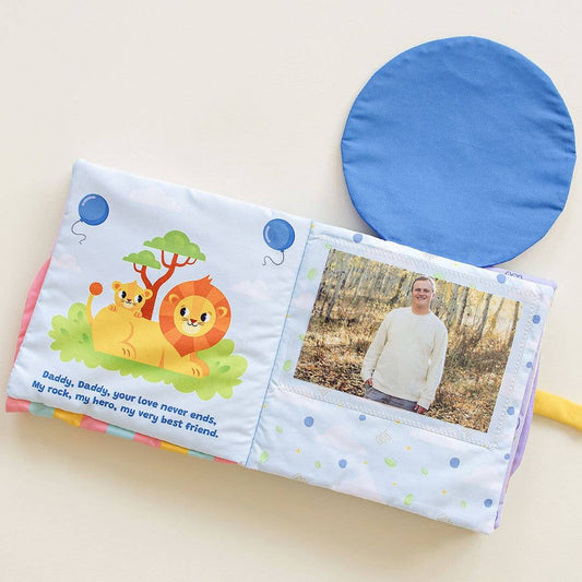 Interactive Crinkle Photo Book & Album for Babies
