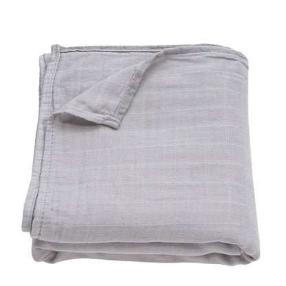 Muslin Swaddle Blanket - Light Grey