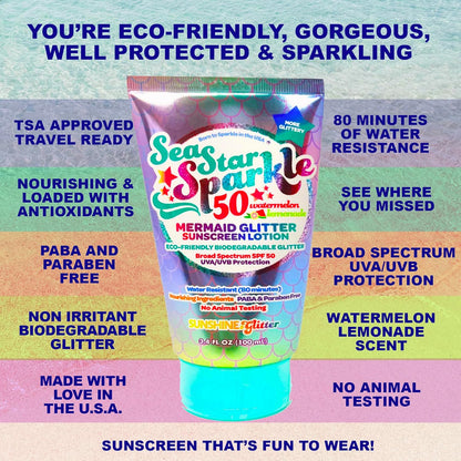 Mermaid Glitter Sunscreen