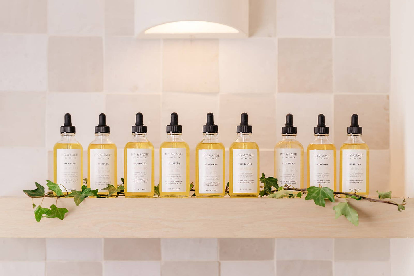 Scented Dry Body Oil Vit. E-Magnesium & Zinc