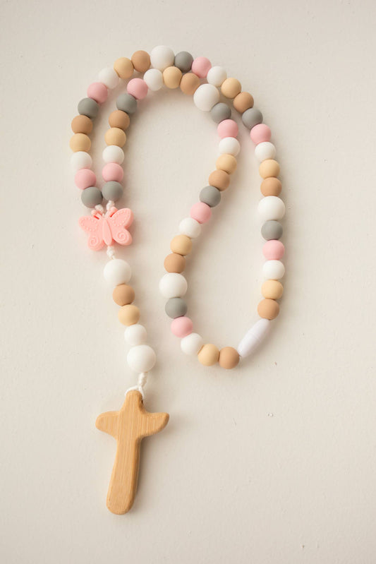 Butterfly Baby Rosary | Teething Rosary | Baptism Gift