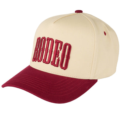 C.C RODEO Letter Embroidered Snapback Trucker Hat