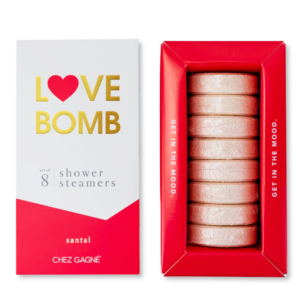 Love Bomb - Santal Aromatherapy Shower Steamers - Set of 8