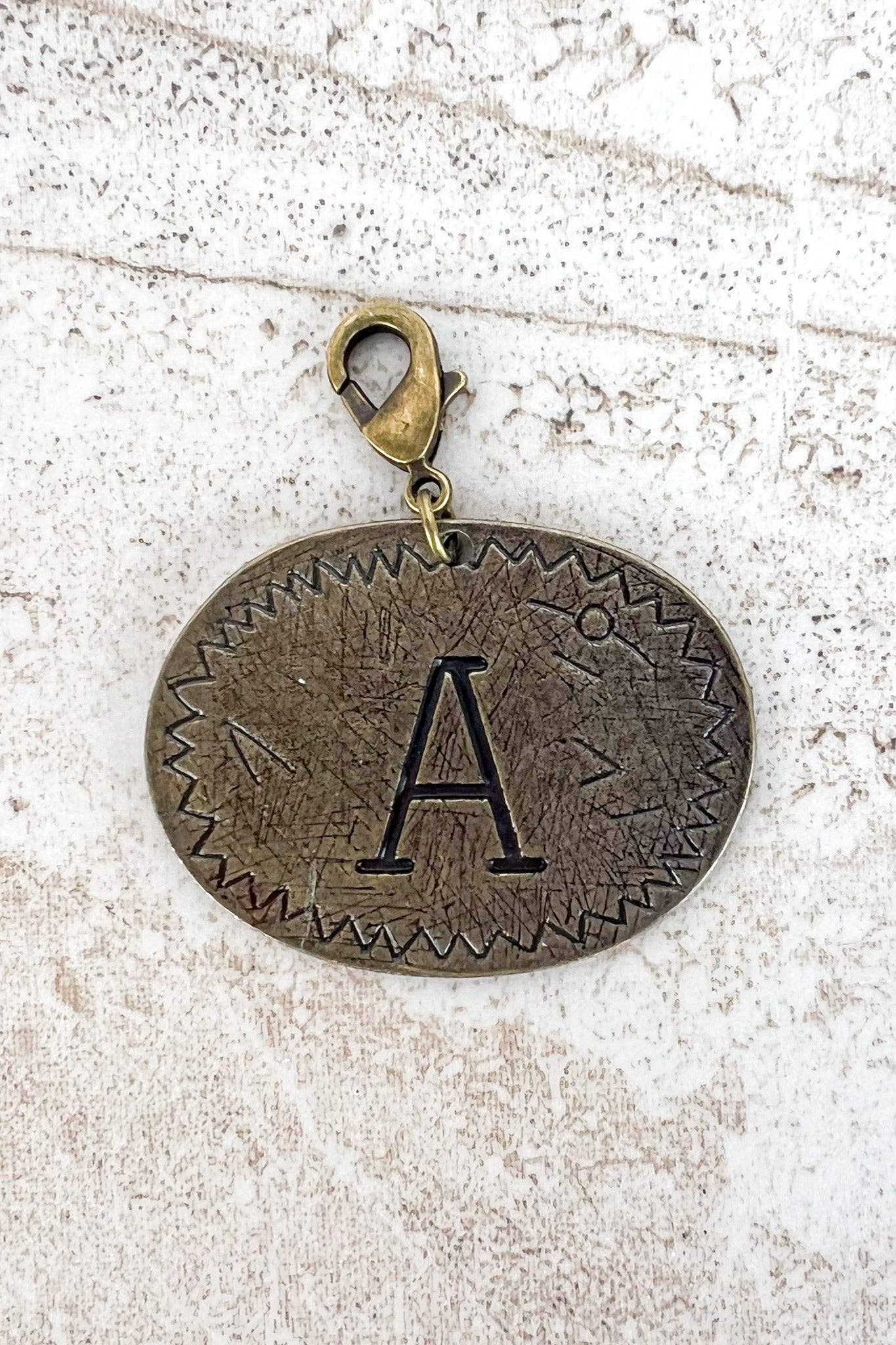 Dylan Collective Bronze Oval Letter Charms
