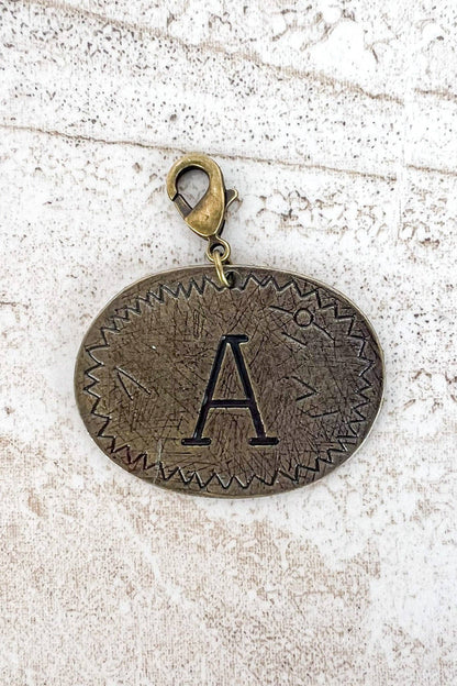 Dylan Collective Bronze Oval Letter Charms