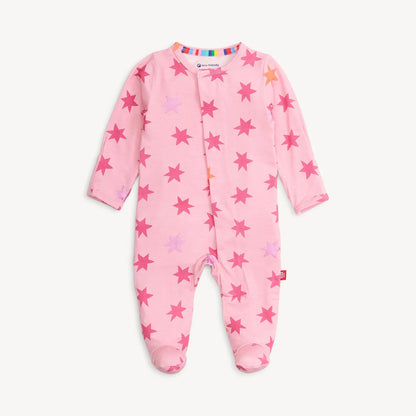 Pink Cosmic Confetti Modal Footie