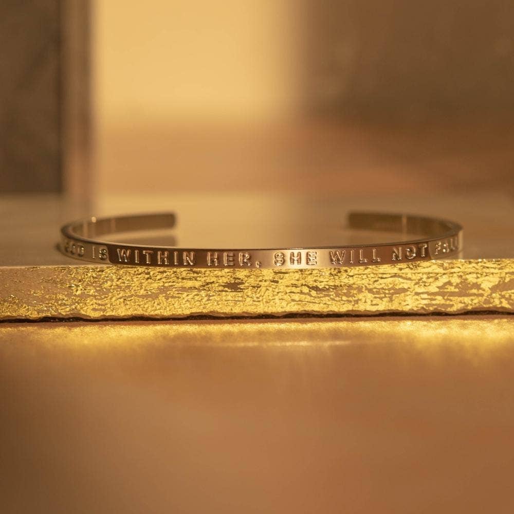 MantraBand God Is Within Her, She Will Not Fall bracelet view 12