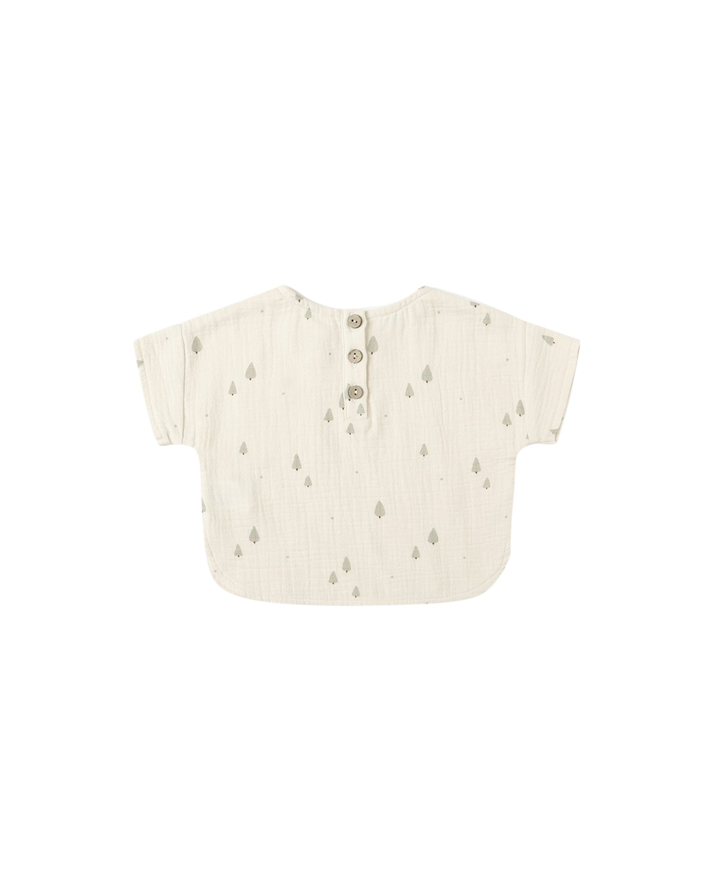 Trees Woven Boxy Top