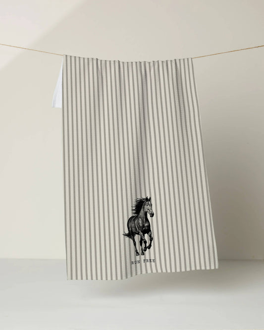 Run Free Tea Towel