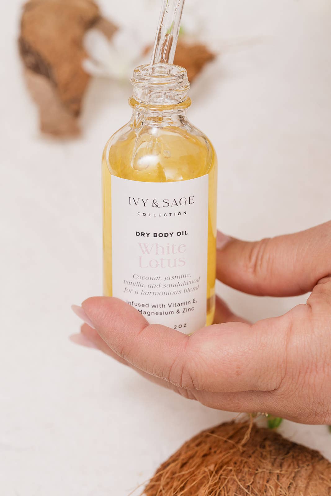 Scented Dry Body Oil Vit. E-Magnesium & Zinc