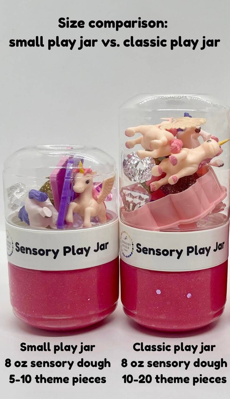 Sensory Dough Play Jar (small): Farm