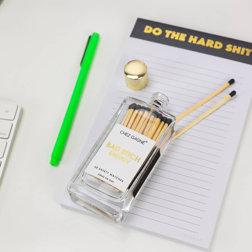 Do The Hard Shit - Lined Notepad, To-Do List, Funny Gift