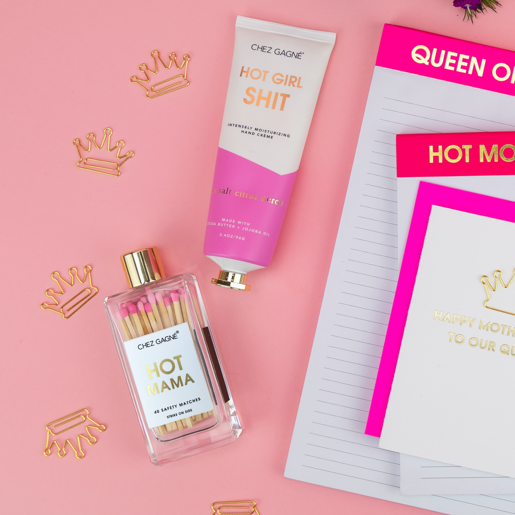 Hot Mama - Glass Bottle Safety Matches - Mother's Day Gift