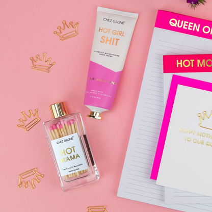 Hot Mama - Glass Bottle Safety Matches - Mother's Day Gift