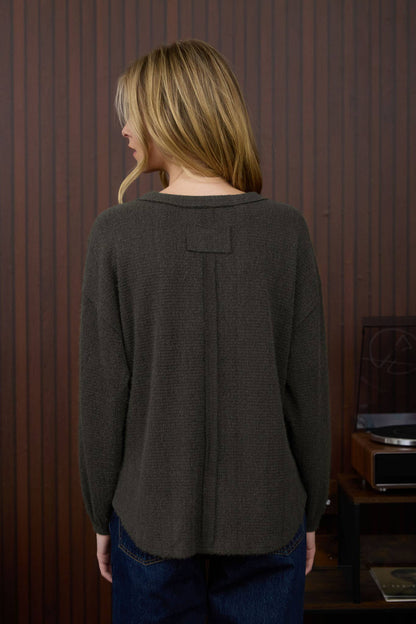 Longsleeve Fuzzy Knit Top