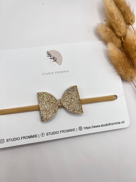 Glitter Cleo Bow Headband