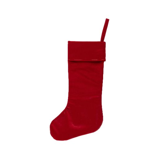 Red Fabric Christmas Stocking - Personalized ***Ships Mid-October***