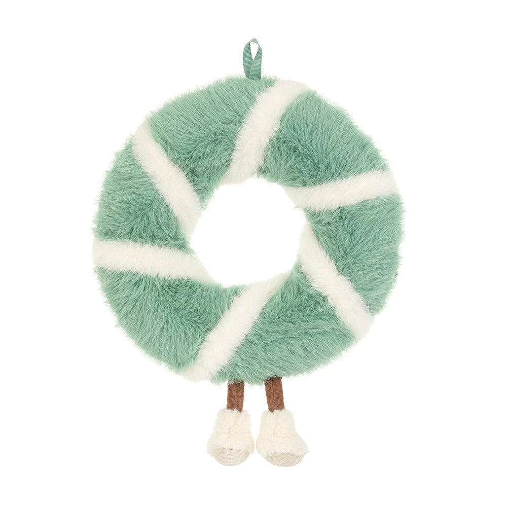 Jellycat Amuseables Pinecone Wreath back view