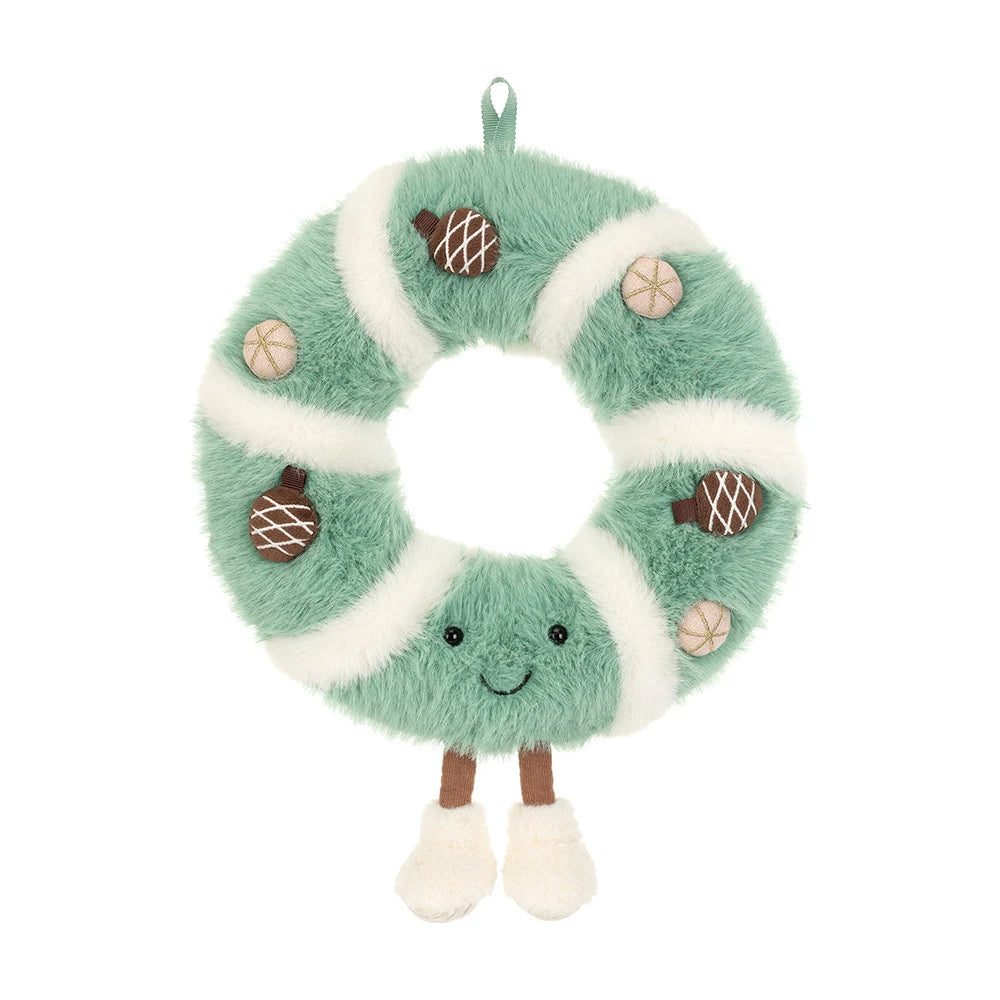 Jellycat Amuseables Pinecone Wreath detail