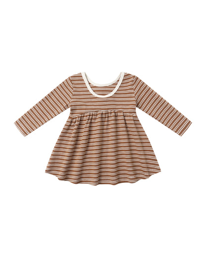 Cedar Micro Stripe Ribbed Dress