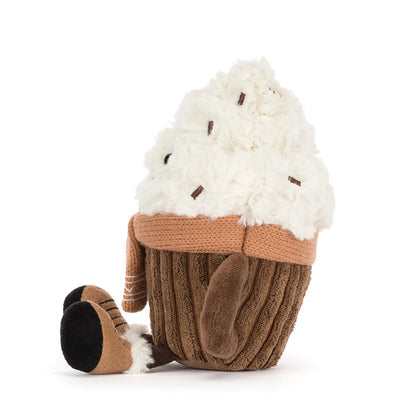 Jellycat Amuseables Scarffles Hot Chocolate side view