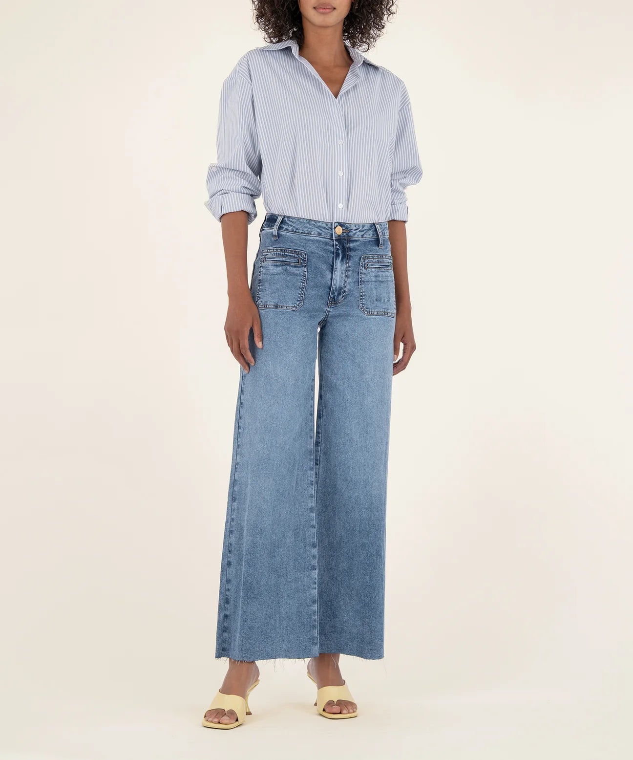 Meg Patch Pocket High Rise Jeans