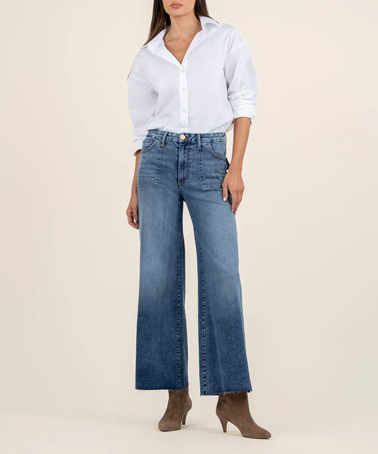 Meg Patch Pocket High Rise Jeans