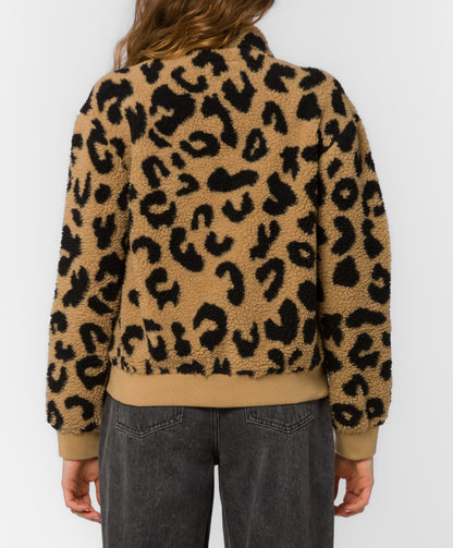 Aggie Cheetah Zip Jacket
