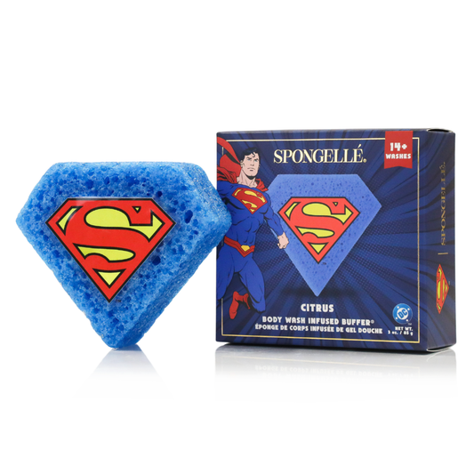 Spongellé Superman Citrus body buffer