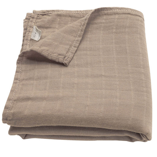 Muslin Swaddle Blanket - Taupe