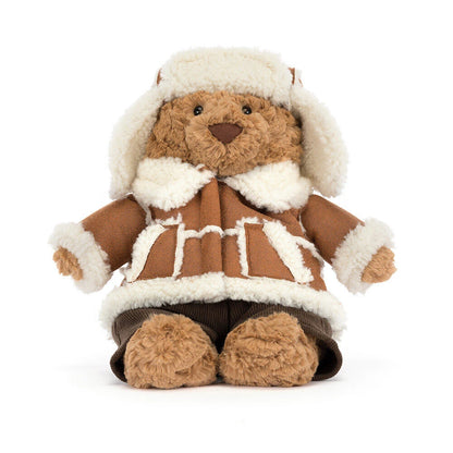 Jellycat Bartholomew Bear 'Alpine' hat detail