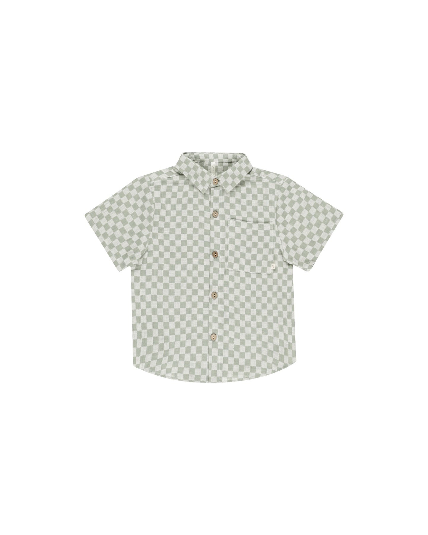 Collared Sage Check Shirt