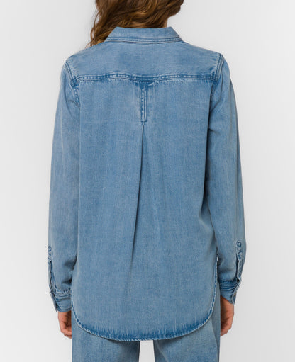 Bennett Blue Button Down