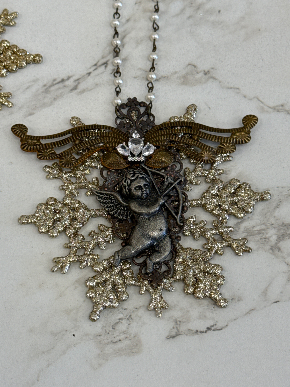 Small Gilded Sacred Snowflake