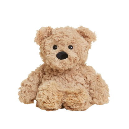 Brown Curly Bear Warmies Junior