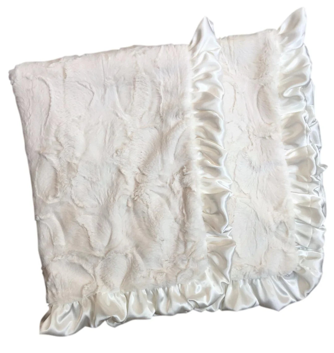 Classic Luxe Cuddle Blanket - Ivory