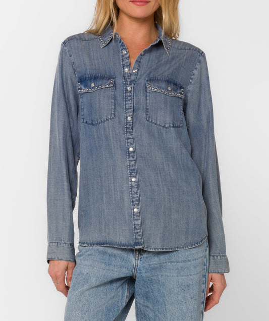 Delaine Denim Button Down
