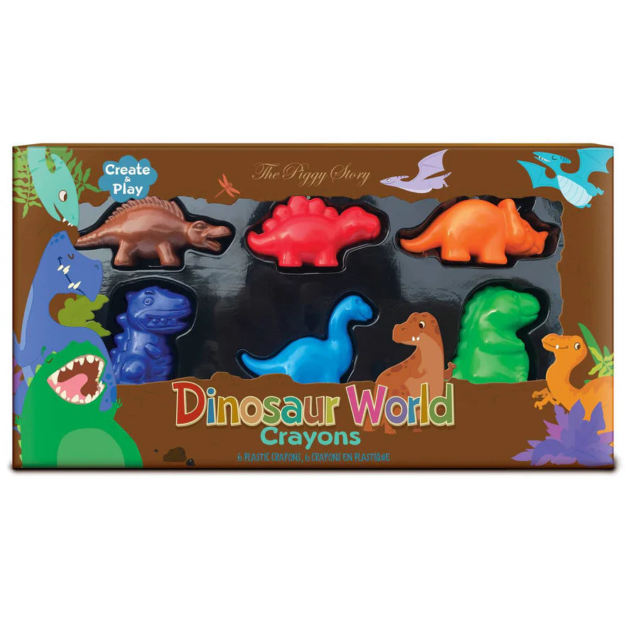 Dinosaur World Of Fun Crayons