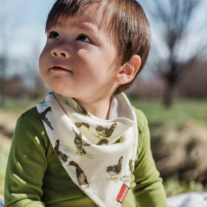 Organic Kerchief Bib - Fresh Veggies