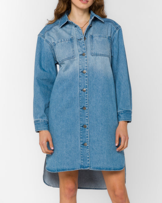Ellison Denim Shirt Dress