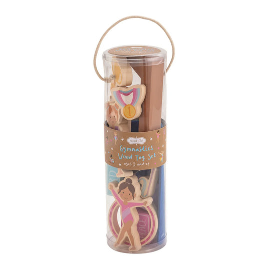 Gymnastics Wooden Toy Set