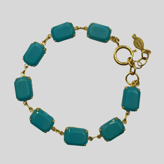 Turquoise Gold Bracelet