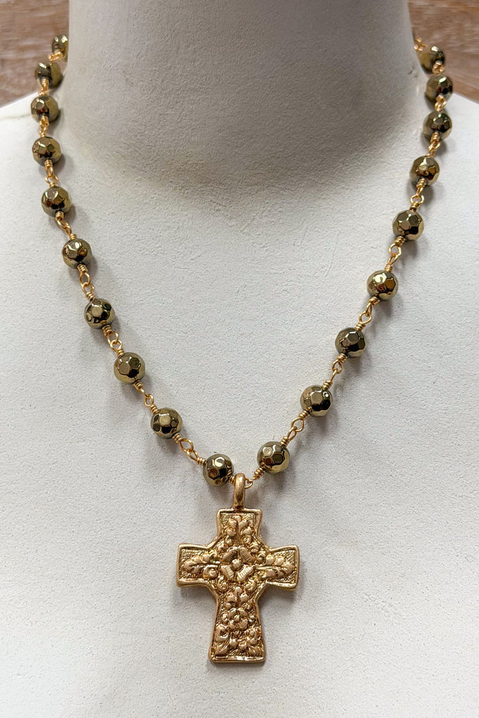 Talus Gold Cross