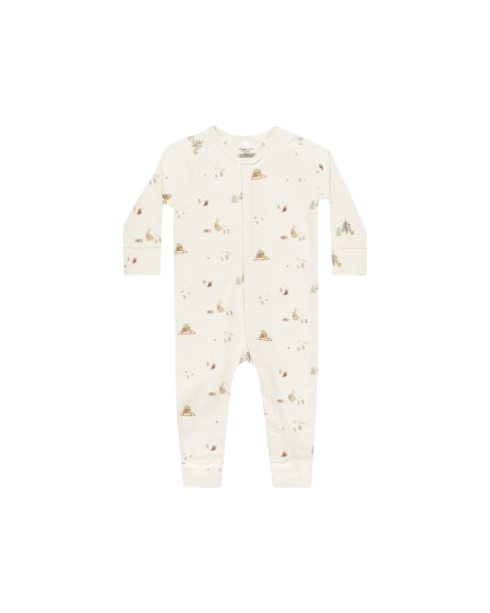 Organic Long John Pajamas - Presents