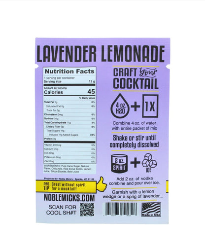 Lavender Lemonade Cocktail Mix