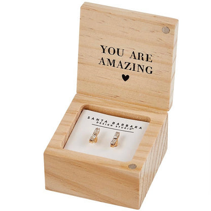 Best Teacher Treasure Box Earrings