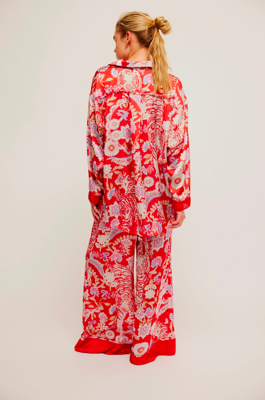 Dreamy Days Red Flame Combo Pajama Set